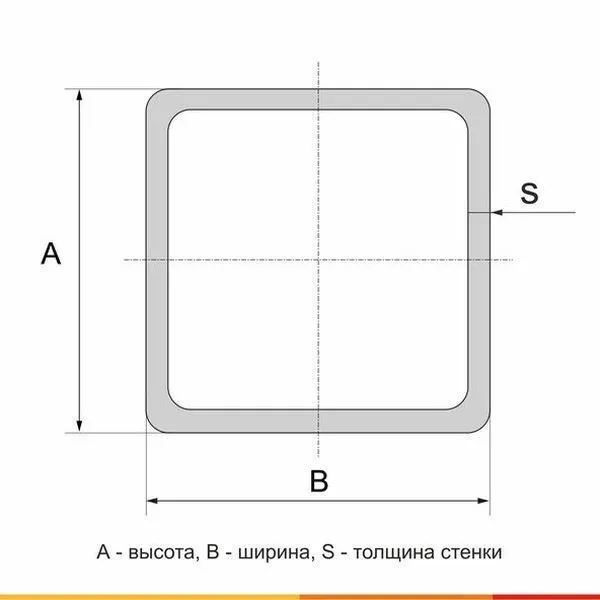 Труба профильная 60х40х2 Ст2пс ГОСТ 13663-86 - 4